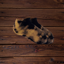 Load image into Gallery viewer, Black Bleach Dyed Socks
