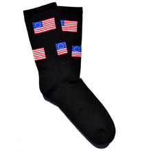 Load image into Gallery viewer, Betsy Ross Flag Black Mid Calf
