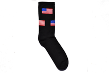 Load image into Gallery viewer, Betsy Ross Flag Black Mid Calf

