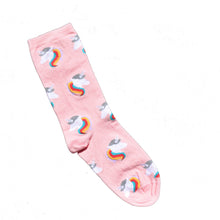 Load image into Gallery viewer, Pink Unicorn Children&#39;s Socks
