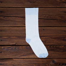 Load image into Gallery viewer, Light Blue and White Checkered Mid Calf
