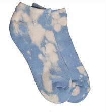 Load image into Gallery viewer, Light Blue Bleach Dyed Socks
