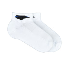 Load image into Gallery viewer, Thin Blue Line Ankle Sock White

