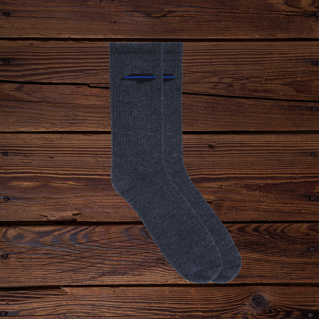 NC Thin Blue Line Mid Calf