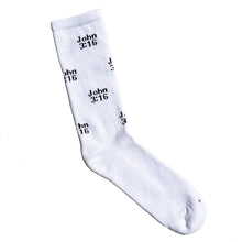 Load image into Gallery viewer, White John 3:16 Mid Calf

