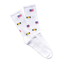 Load image into Gallery viewer, White Vietnam Service Ribbon Mid Calf
